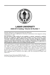 Lamar University 1
