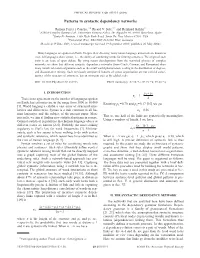 Patterns in Syntactic Dependency Networks