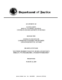 Written Statement Of