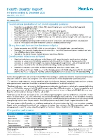 2020 Fourth Quarter Report