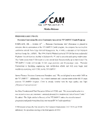 Cam Inducts Conformity Aircraft for 757-200Pcc Combi Program with Precision Conversions