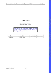 Chapter 3 Land Matters