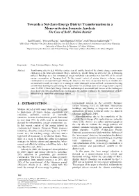 Towards a Net-Zero Energy District Transformation in a Mono-Criterion Scenario Analysis the Case of Bo01, Malmö District