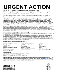 Urgent Action