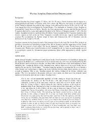 Did Josephus Accept Only the Protocanon?