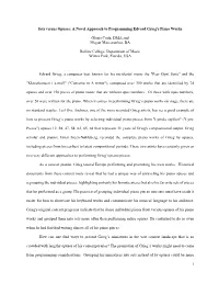 1 Sets Versus Opuses: a Novel Approach to Programming Edvard