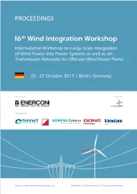 16 Th Wind Integration Workshop