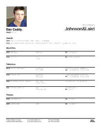 Dan Caddy. Height 180 Cm