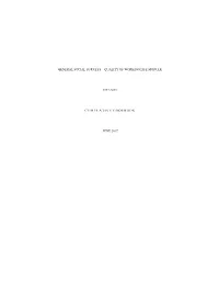Quality of Working Life Module 1972-2014: Cumulative Codebook