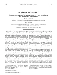 NOTES and CORRESPONDENCE Comments On