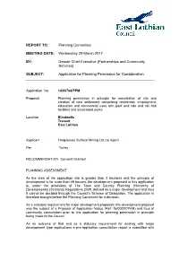 Planning Permission in Principle for Remediation of Site