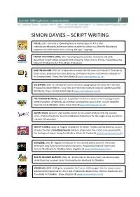 Script Writing