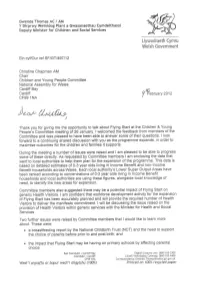 Additional Information on Flying Start from the Deputy