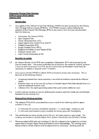 Appendix 2 Artificial Grass Pitch Strategy