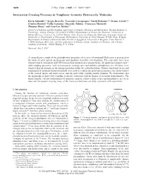 Intersystem Crossing Processes in Nonplanar Aromatic Heterocyclic Molecules