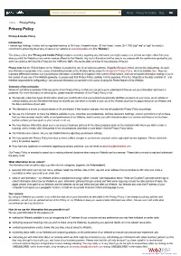 Privacy Policy | Bookatable.Com