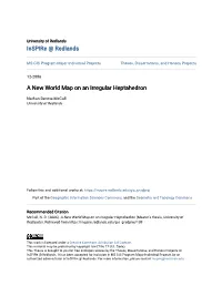 A New World Map on an Irregular Heptahedron