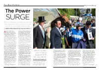 The Power SURGE King Power Racing Has Quickly Become a Powerful Force in Racing but for Those Involved Like Alastair Donald It Has at Times Been a Difficult Journey