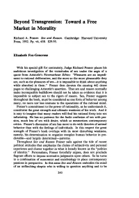 Beyond Transgression: Toward a Free Market in Morality