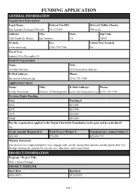 Funding Application