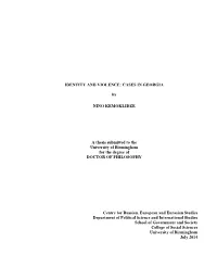 Identity and Violence: Cases in Georgia