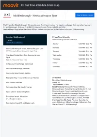 X9 Bus Time Schedule & Line Route