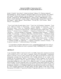 Automated Additive Construction (AAC) for Earth and Space Using In-Situ Resources