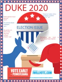 ELECTION ISSUE Should the U.S