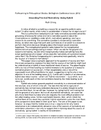 1 1 Forthcoming in Philosophical Studies. Bellingham Conference