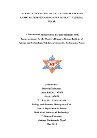 A Dissertation Submitted for Partial Fulfillment Of