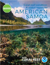 Coral Reef Condition Status Report for American Samoa