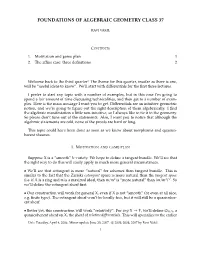 Foundations of Algebraic Geometry Class 37