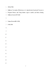 Statistical Analysis Plan
