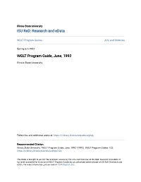 WGLT Program Guide, June, 1992