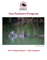Zoo Partners Program