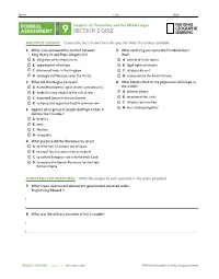 Section 2 Quiz