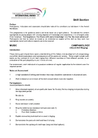 Skill Section