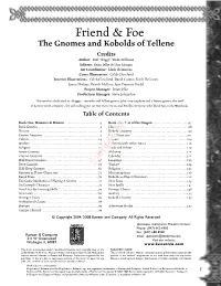 The Gnomes and Kobolds of Tellene