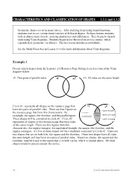 Classifying Shapes