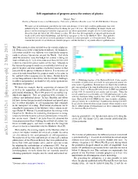 Self-Organization of Progress Across the Century of Physics
