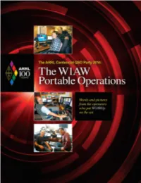 W1AW Portable Booklet REVISED 10-21-2015.Indd
