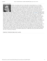 DANNY SCHECHTER Schechter, Danny Died on March 19, in New York City