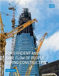 For Efficient and Safe Flow of People During Construction