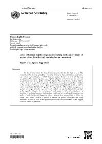 General Assembly Distr.: General 8 January 2019