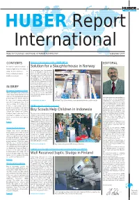 Huber Report International