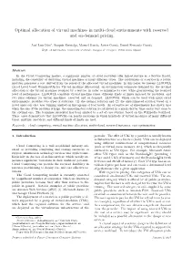 Optimal Allocation of Virtual Machines in Multi-Cloud Environments with Reserved and On-Demand Pricing