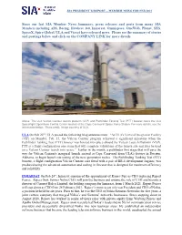 Since Our Last SIA Member News Summary, Press Releases and Posts