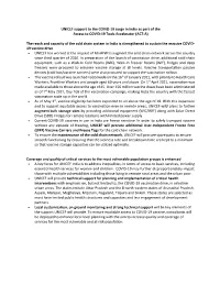 UNICEF Support to the COVID-19 Surge in India As Part of the Access to COVID-19 Tools Accelerator (ACT-A)