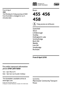 455 456 Minutes Later 458 Easy Access on All Buses