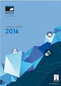 ANNUAL REPORT 2016 2016 Annual Report 201 6 年年報 年年報